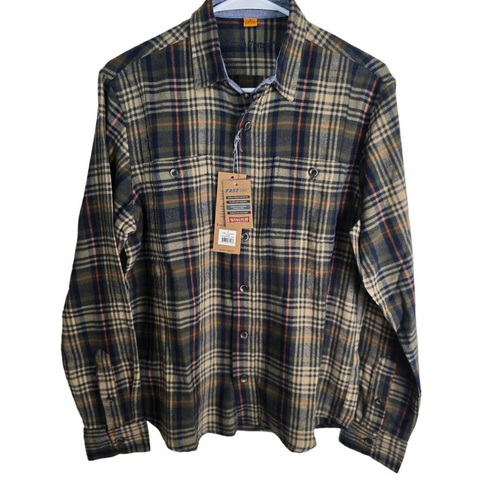 Taylor Vintage NWT Army Telluride Plaid size small so soft